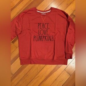 Rae Dunn Peace Love Pumpkins Sweatshirt
